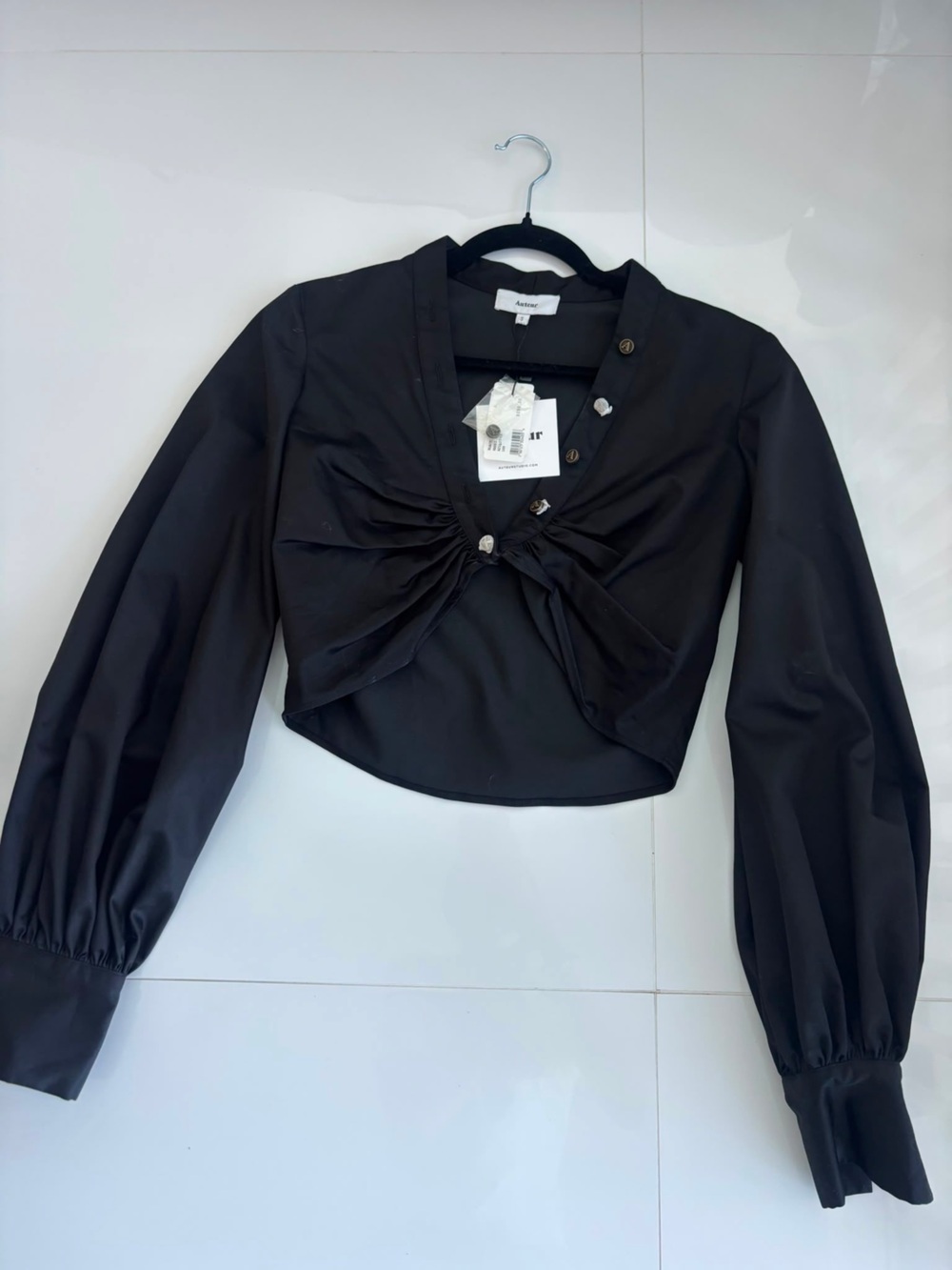 Auteur Studio "Harri" Black Top — NWT